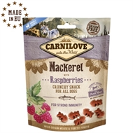 CARNILOVE CRUNCHY SNACK MAKREL & HINDBÆR